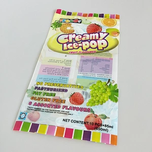 Accept custom PE plastic bags used for packing snacks