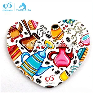 OEM design heart-shaped wooden drink coasters /cheap beer coaster /coffee coaster
