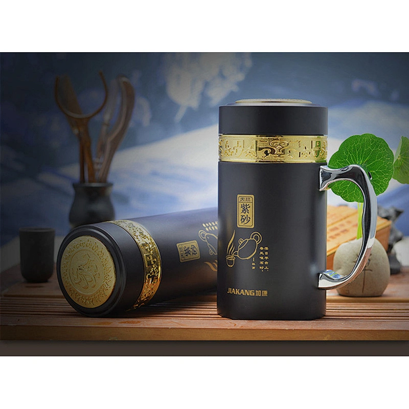 2019 Hot-Sale  Purple Clay Teapot With Fashion Design 350ML Portable Vacuum Cup For Office