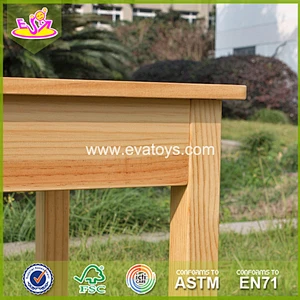 2018 New design wooden chairs and table set children wooden chaits and table set baby wooden chairs and table set W08G72