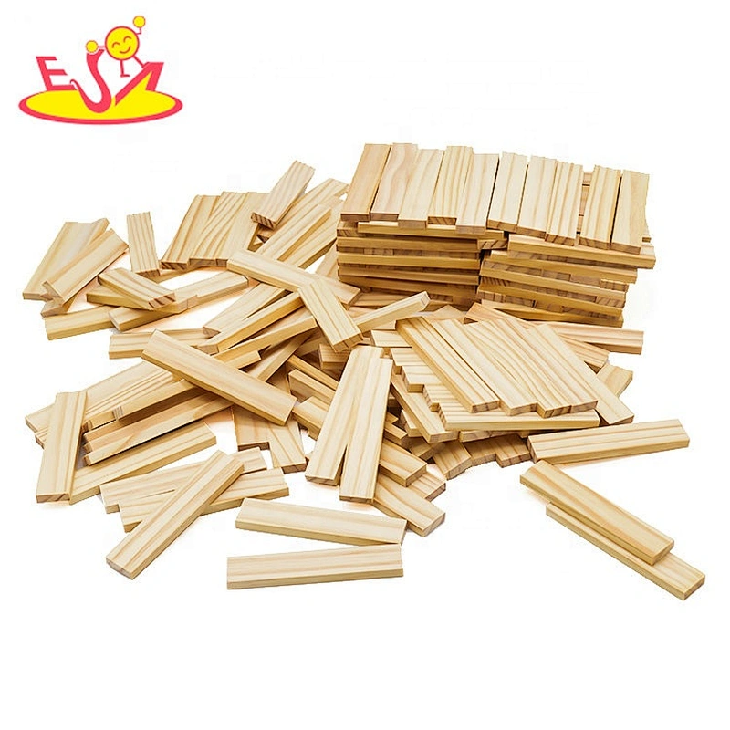 New arrival 200 pcs educational wooden building toys for kids W13B042