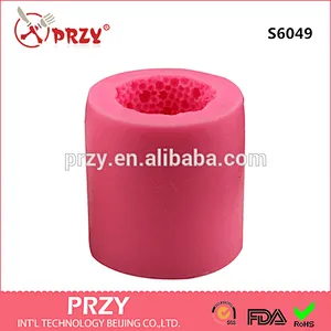 Bubble shape silicone mold for soap cylinder-shaped silicone mold