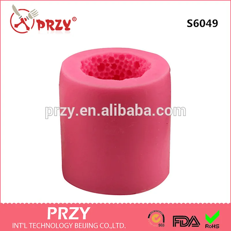 Bubble shape silicone mold for soap cylinder-shaped silicone mold