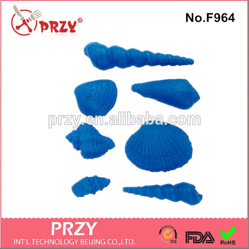 Model F964 silicone shell molds for cake decorating factory price for sale