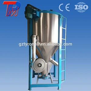 Plastic vertical  mixer with drying blower Tyrone plastic hopper mixing stirrer made in China