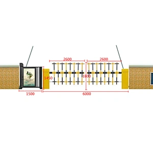Car Parking lift Barrier Automatic Gate High Speed Barrier Gate