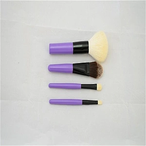 High quality pro brand for beauty own brushes set 4 pcs makeup brush