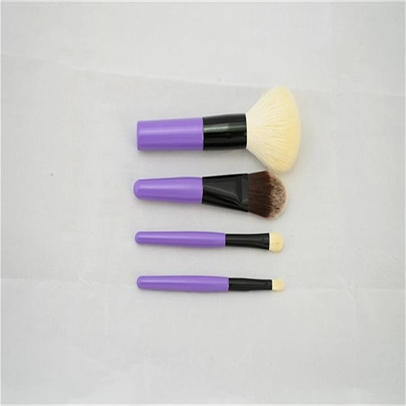 High quality pro brand for beauty own brushes set 4 pcs makeup brush