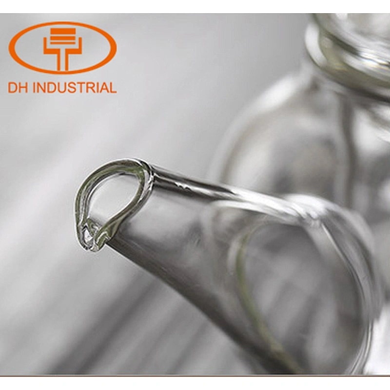 Customized Logo 450 ml unbreakable Borosilicate Glass Water Bottle Water Kettle with Lid