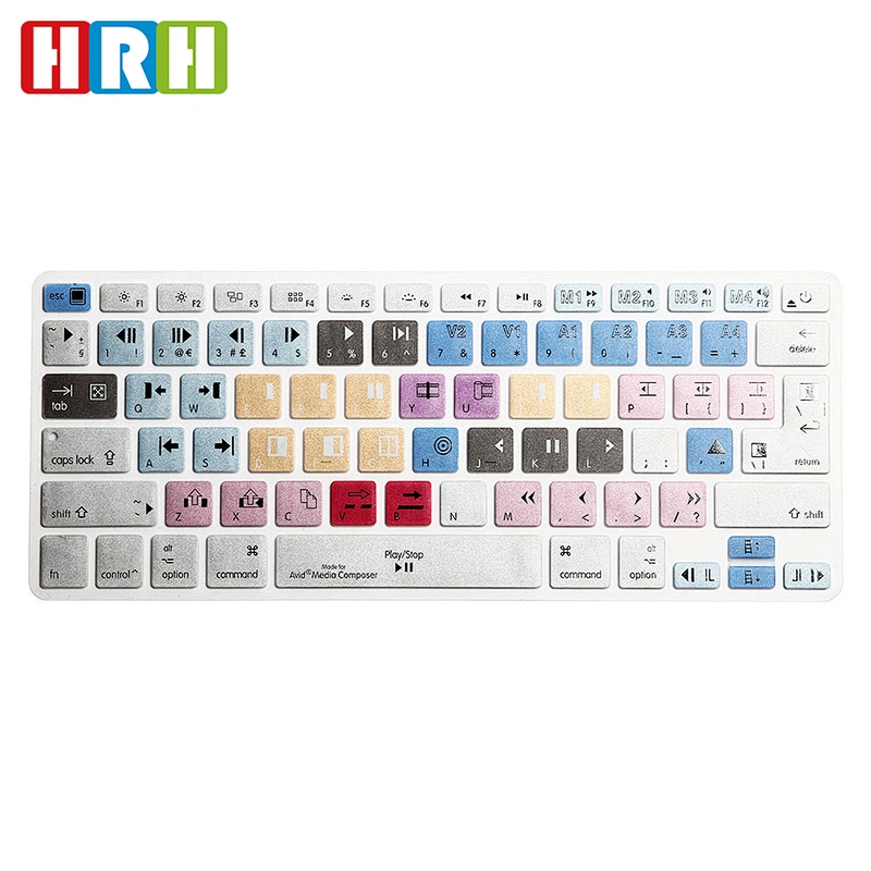 Shenzhen Keyboard Protector Avid Media Composer Shortcut Silicone Keyboard Skinsilicone keyboard 13 inch For Macbook Pro Covers