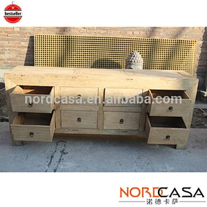 factory price of Chinese reclaimed vintage nightstand table