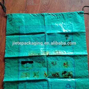 High quality pp woven packaging drawstring bag for cement