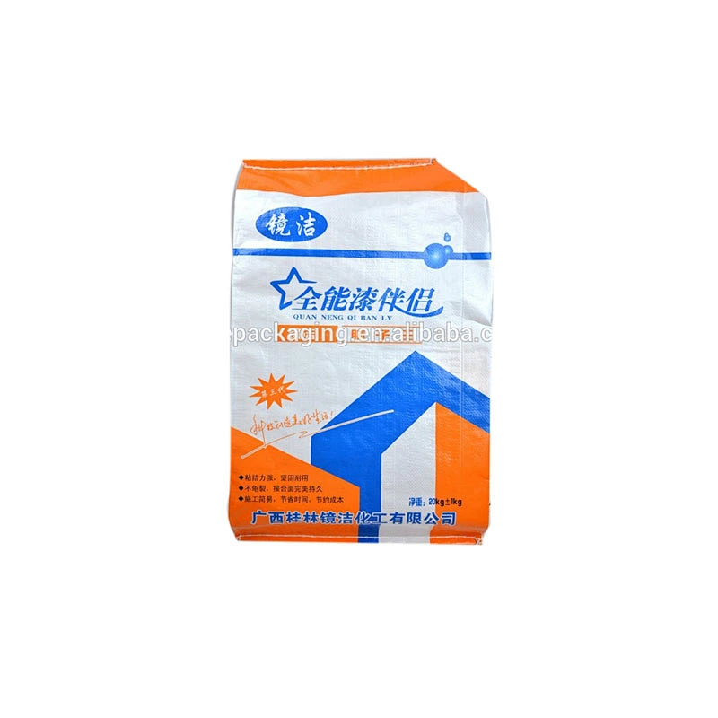 Wenzhou supplied 50kg 25kg pp woven cement bags with valve port industrial use