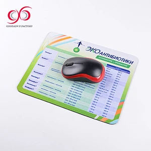 Promotional OEM customized singapore natural rubber mouse pad material mousepad anime
