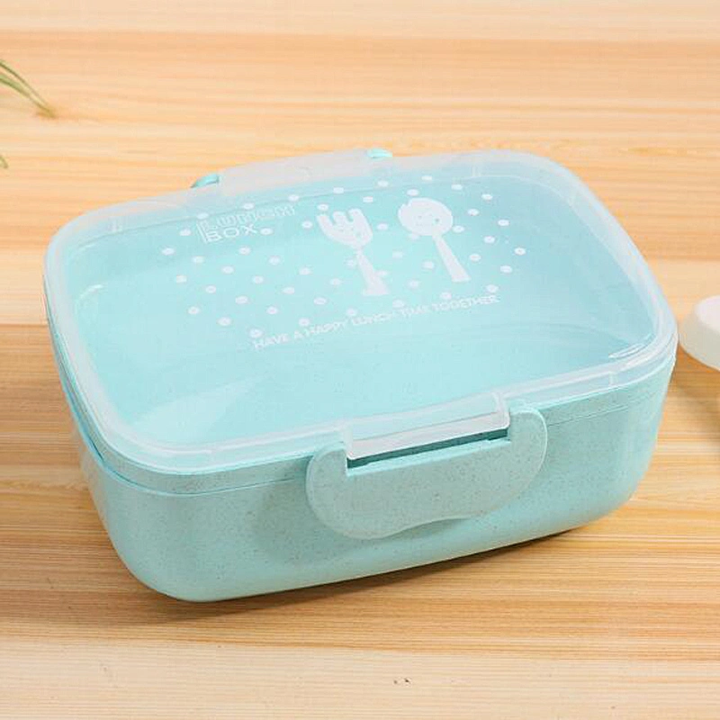 Free Sample 1200 ml Food Containers Rice Hull Fiber Environmental Friendly Lunch Box Microwave Oven Heat Preservation Box