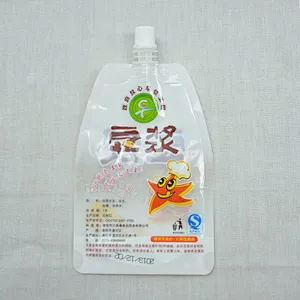 Customized wholesale PE plastic bag for jelly beverage packaging