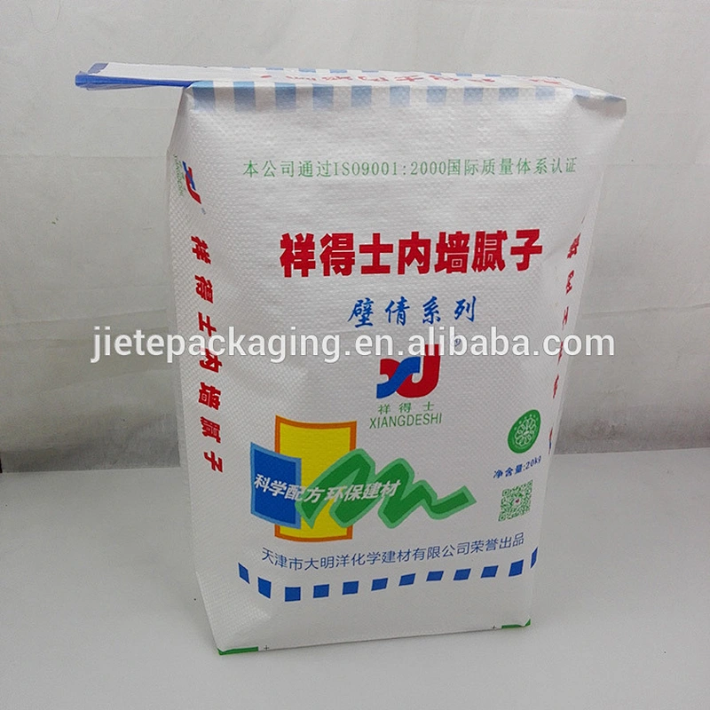 Video, 25kg 20kg square bottom pp woven lamination valve port industrial wall putty packaging bag sacks