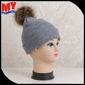 Newest winter fashion adult men's knitted cheap hats
