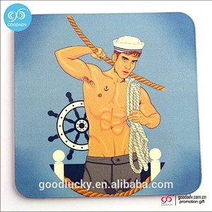 Promotion customized printed hot selling new designed family cleaning cork coasters