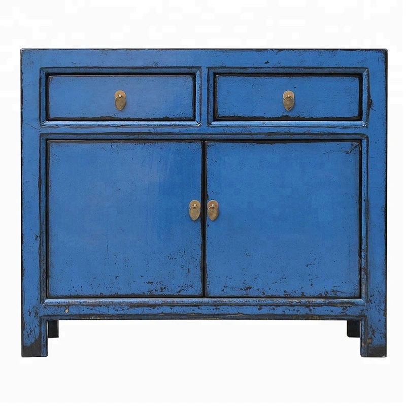 chinese antique distressed furniture oriental lacquered buffet