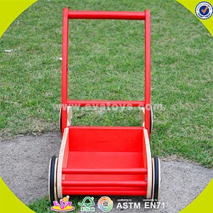 wholesale multi colored wooden blocks toy car for kids superior quality wooden blocks pull car toy for baby W13C014