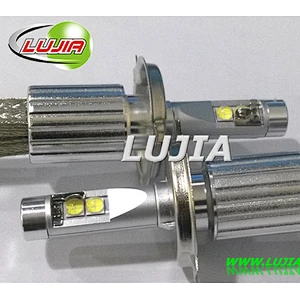 2017 cars led headlight L5 XHP50 H4 4800LM 40W top grade chip without thermal resistance 6V-48V pk cob p7 t5 y19 h4 h7 h11 led