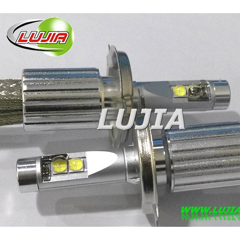 2017 cars led headlight L5 XHP50 H4 4800LM 40W top grade chip without thermal resistance 6V-48V pk cob p7 t5 y19 h4 h7 h11 led