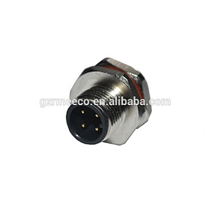 5aA Solder Type Panel Mount Male 4 Pin Waterproof Circular Connector