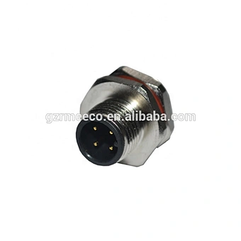 5aA Solder Type Panel Mount Male 4 Pin Waterproof Circular Connector