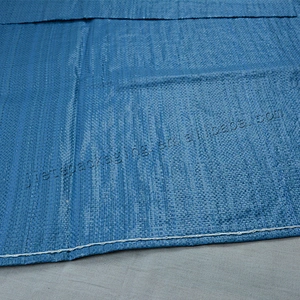 Agricultural and industrial use customized durable blue pp woven bag for packaging grain,rice,flour,corn,seed,feed