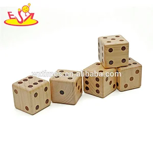wholesale cheap funny wooden dice games for kids W01A307