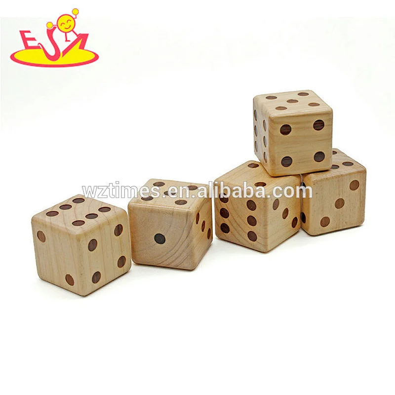 wholesale cheap funny wooden dice games for kids W01A307