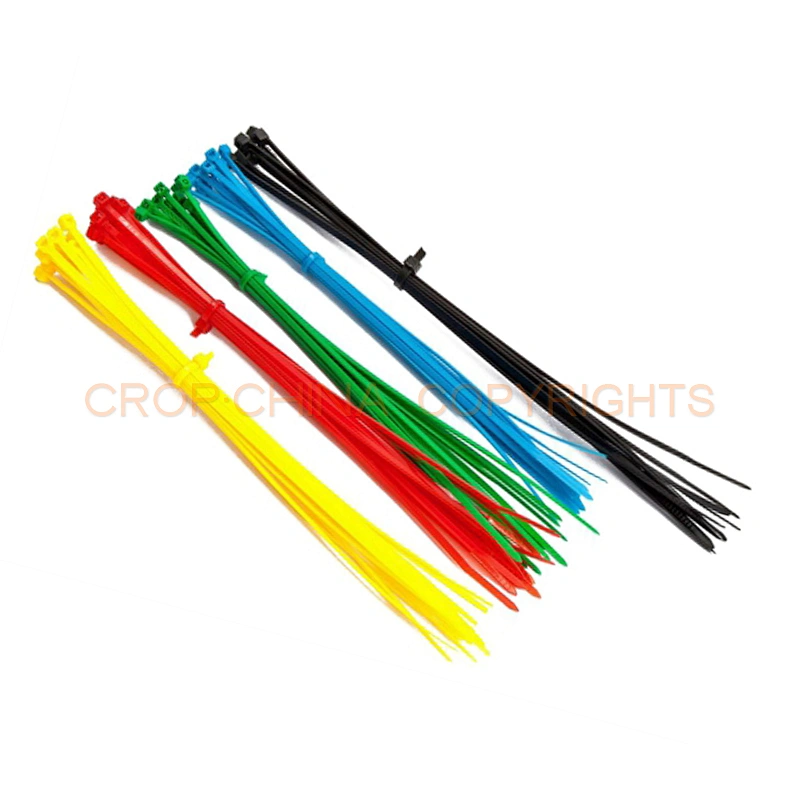Tất cả các loại cáp nhựa đầy màu sắc tie bóng khóa thép không gỉ cáp buộc dây đai