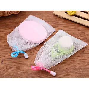 Soap Saver w/ string lock. Hang your favorite or specialty soap on a rope and never drop the soap again