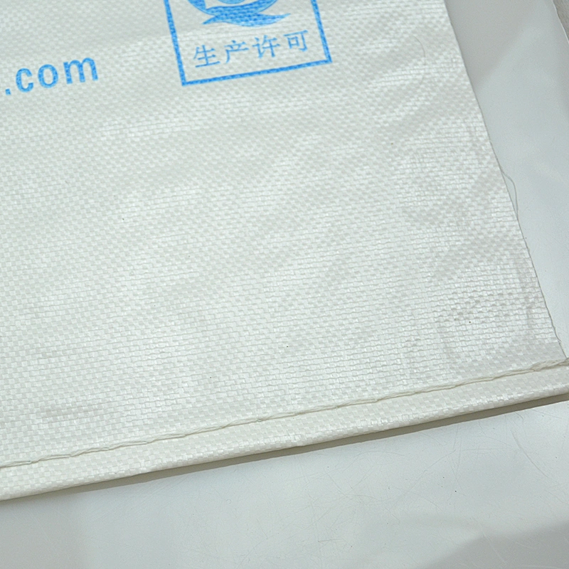 White pp woven packaging bag, rice, feed, fertilizer, sugar, cement, wood packaging bag