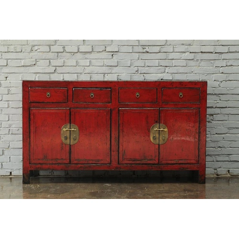 chinese antique reproduction lacquered old storage furniture