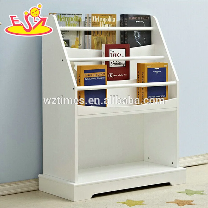Wholesale multi-function white wooden children storage bins for sale W08C241