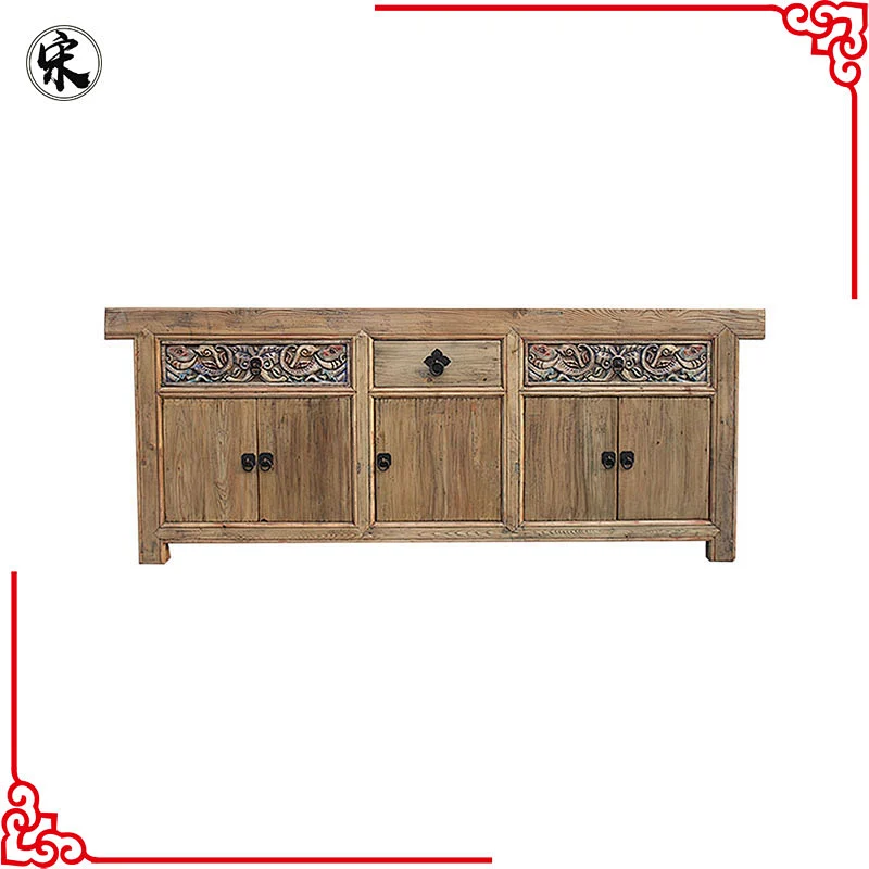 chinese antique solid wood pine old furniture for stores