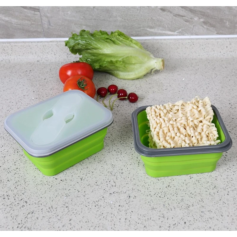 Silicone Food Packaging School Lunch Box For Kids