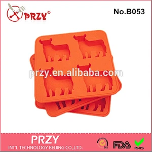 animal shape silicone ice mold / silicone ice pop mold
