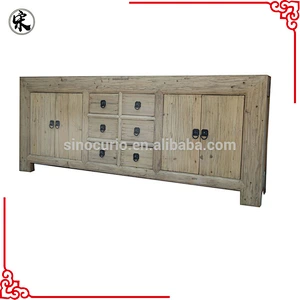 2017 vintage furniture recycled wood furniture kitchen cabinet