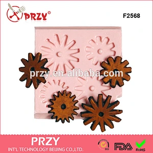 F2568 Spur Rowel Mold Western silicone Fondant mold silicone mold