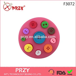 F3072 PRZY Button tools DIY chocolate fondant cake decoration epoxy resin light clay baking tools silicone mold