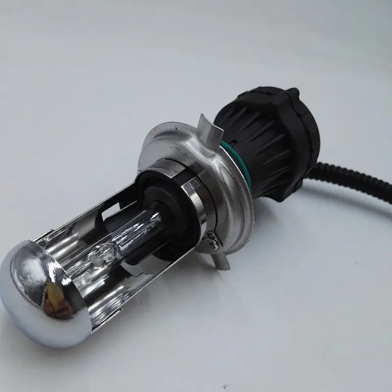 2018 Landjoy H4 car hid xenon high low beam bulb 36w with big waterproof wire cable 55W fits all xenon bulbs