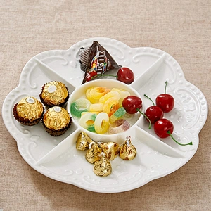 Eco-friendly quality multifunctional dessert plate snack dish for party