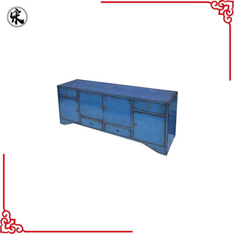 chinese antique lacquered tv cabinet living room furniture