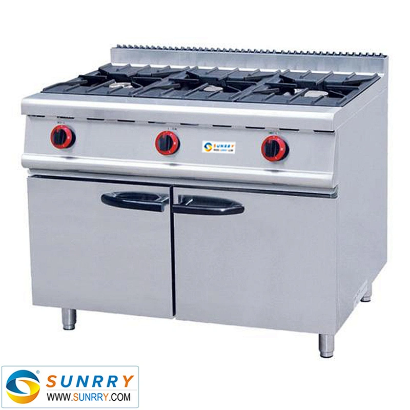 Hot sale ceramic infrared propane gas 3 burner with cabinet factory