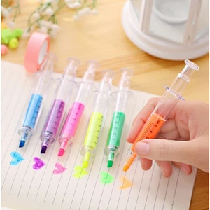 Simulation color needle tube syringe highlight pen
