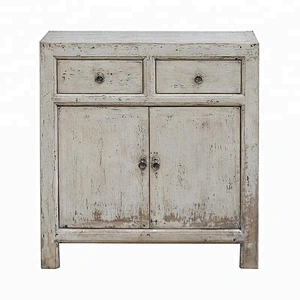 chinese antique distressed rustic shabby chic storage buffet furniture