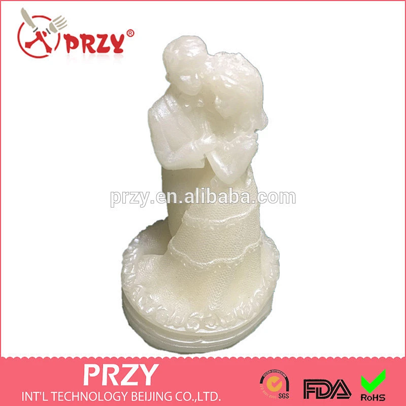 3D couple shaped Candelabrum Shaped DIY Silicone Mold For Candle Making or wedding